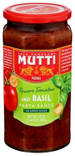 Mutti Sauce Pasta Tom & Basil, 24 OZ.