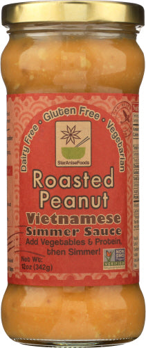 STAR ANISE SAUCE SIMMER RSTD PEANUT - 12 OZ