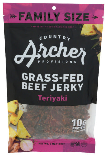 Country Archer 
Jerky Beef Teriyaki, 7 OZ.