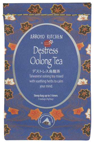 Arroyo Kitchen 
Tea Bag Oolong Destr 5Ct, 0.7 OZ.