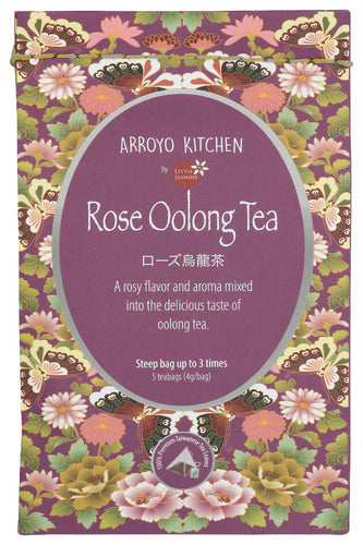 Arroyo Kitchen 
Tea Bag Oolong Rose 5Pc, 0.7 OZ.