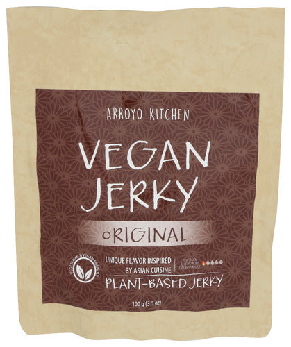 Arroyo Kitchen 
Jerky Plant Based Orig, 3.5 OZ.