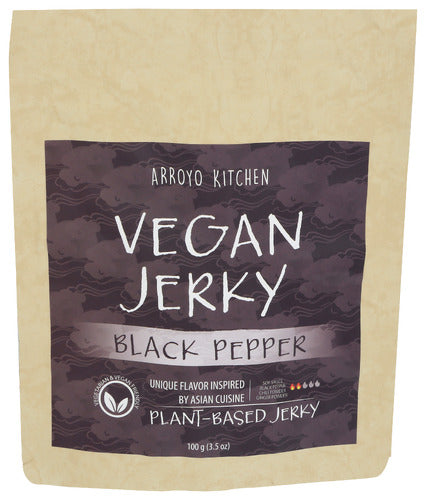 Arroyo Kitchen 
Jerky Plnt Bsd Blk Peppr, 3.5 OZ.