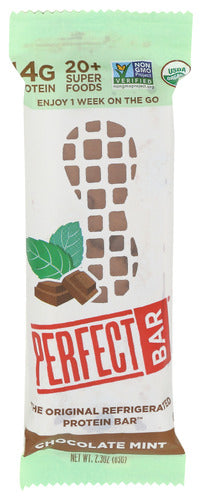 Perfect Foods Bar Chocolate Mint, 2.3 OZ.