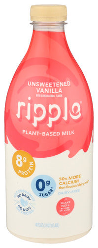 Ripple Milk Vanilla Unsweetend, 48 FO.