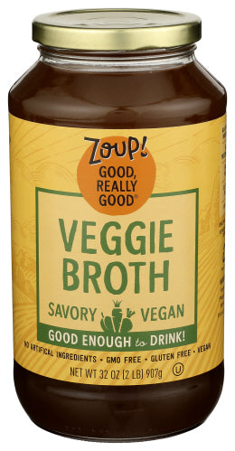 ZOUP GOOD REALLY BROTH VEGGIE - 32 OZ