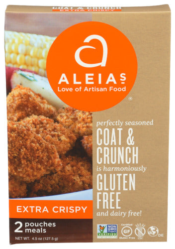Aleias 
Breadcrumbs Extra Crispy, 4.5 OZ.