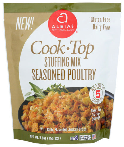 Aleias 
Sutffing Poultry Seasoned, 5.5 OZ.