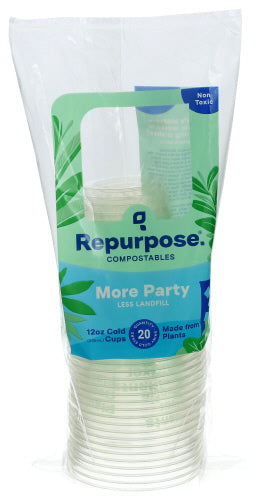 Repurpose Cups Cold Stemless 12Oz 20Ct, 20 PC.