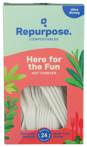 Repurpose Cutlery Assorted 24Pc, 24 EA.