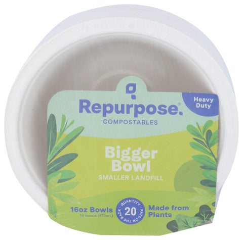 Repurpose Bowls 16Oz 20Pc Cmpstble, 20 PC