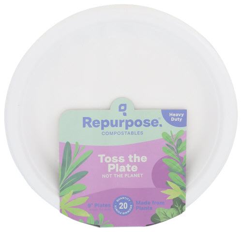 Repurpose Plates 9In Everyday 20Pc, 20 PC.