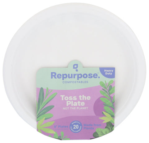 Repurpose Plates 9In Everyday 20Pc, 20 PC.