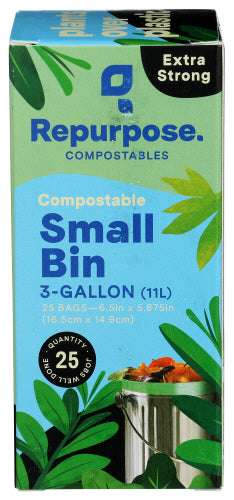 Repurpose Bags Small Bin 3Gal 25Pc, 25 EA