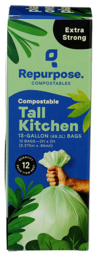 Repurpose Bag Tall Ktchn 13Gal12pc, 12 EA.