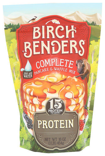 Birch Benders 
Mix Pnck Wfle Protein, 16 OZ.