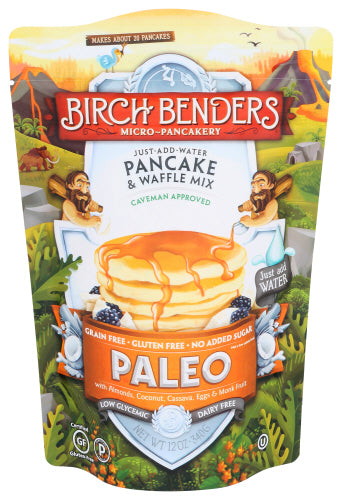 Birch Benders 
Mix Pnck Wfle Paleo Add W, 12 OZ.