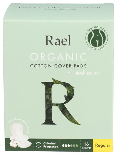 Rael Pads Cover Reg Org, 16 EA
