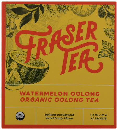 FRASER TEA TEA WATERMELON OOLONG - 1.4 OZ
