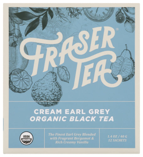FRASER TEA TEA CRM EARLY GREY BLCK - 1.4 OZ