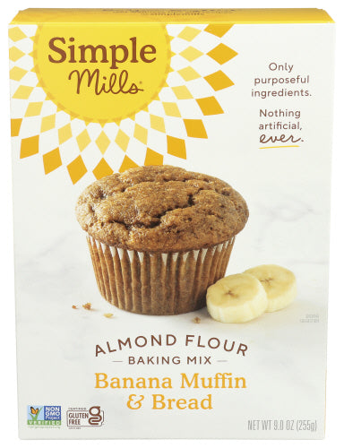 SIMPLE MILLS MIX MUFFIN BANANA - 9 OZ