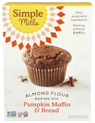SIMPLE MILLS MIX MUFFIN PUMPKIN - 9 OZ