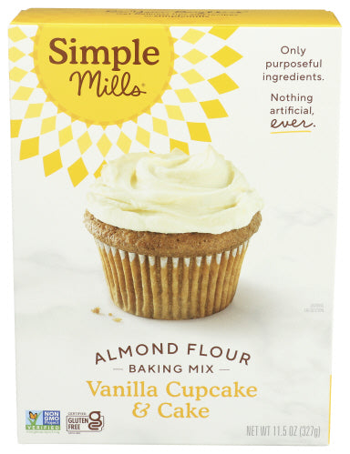 SIMPLE MILLS MIX CAKE VANILLA - 11.5 OZ