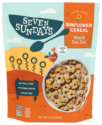 SEVEN SUNDAYS CEREAL MPLE SEA SLT GFREE - 8 OZ