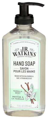 JR WATKINS SOAP HAND GEL VANILLA MINT - 11 FO