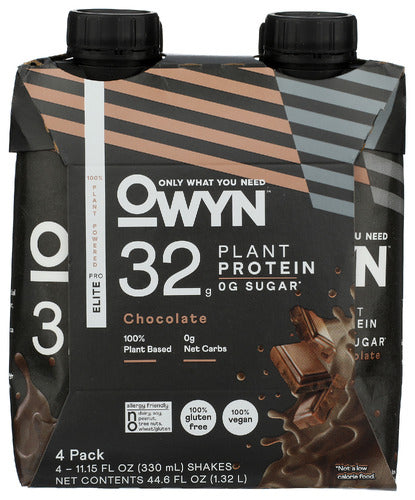 Owyn Elite Prtn Rtd 4Pk Choc, 44.6 FO.