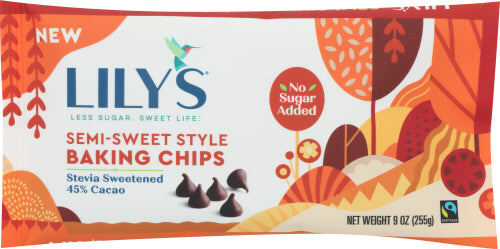 LILYS SWEETS CHOC BKNG CHIPS SEMI-SWT - 9 OZ