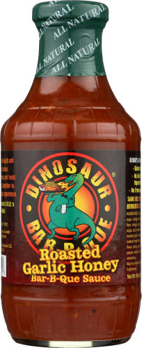 Dinosaur 
Sauce Bbq Rstd Gar Honey, 19 OZ.