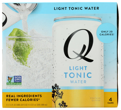 Q Tonic Water Tonic Light 4Pk, 30 FO.
