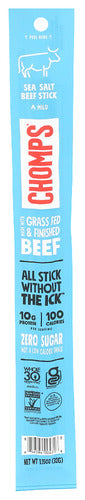 Chomps 
Beef Stick Sea Salt, 1.15 OZ.