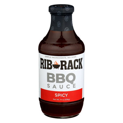 Rib Rack Sauce Bbq Hot Cayenne, 19 OZ.