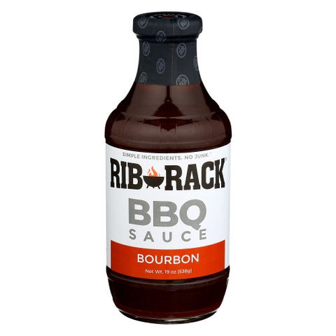 Rib Rack Sauce Bbq Sthrn Bourbon, 19 OZ.