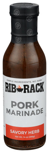 Rib Rack Sauce Marinade Pork, 14 OZ.