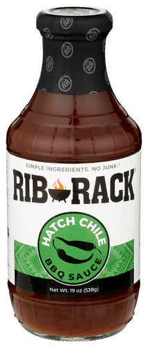 Rib Rack Sauce Hatch Chile Bbq, 19 OZ.