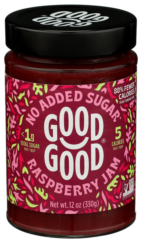 GOOD GOOD JAM RASPBERRY SWEET - 12 OZ