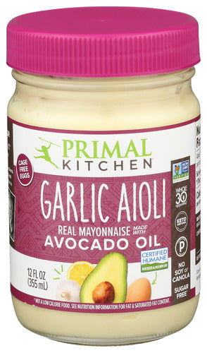 Primal Kitchen Mayo Grlc Aioli Avcdo Oil, 12 OZ.