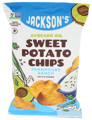 JACKSONS CHIPS CHIPS RNCH AVCD SWT PTTO - 5 OZ