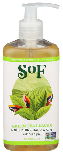 SOUTH OF FRANCE HAND WASH GREEN TEA LEAVES - 8 OZ