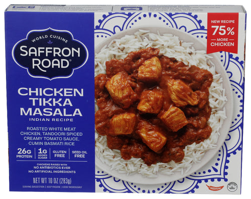 Saffron Road Entree Chkn Masala Tikka, 10 OZ.