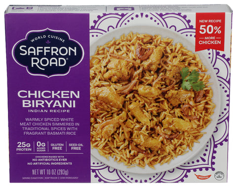 Saffron Road Entree Chkn Biryani, 10 OZ.