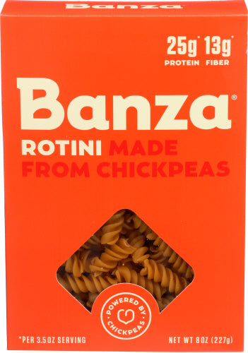 Banza 
Pasta Chickpea Rotini, 8 OZ.