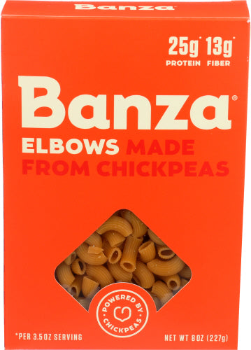 Banza 
Pasta Chickpea Elbows, 8 OZ.