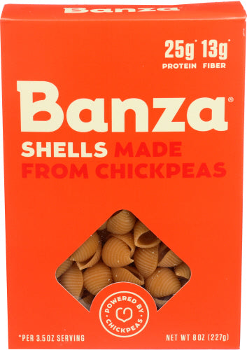 Banza 
Pasta Chickpea Shells, 8 OZ.