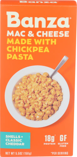 Banza 
Mac&Chs Chkpea Shell Chdr, 5.5 OZ.