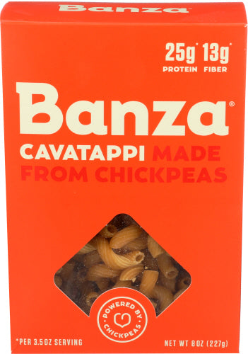 Banza 
Pasta Cavatappi Chickpea, 8 OZ.