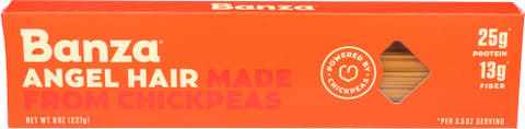 Banza 
Pasta Angel Hair Chickpea, 8 OZ.